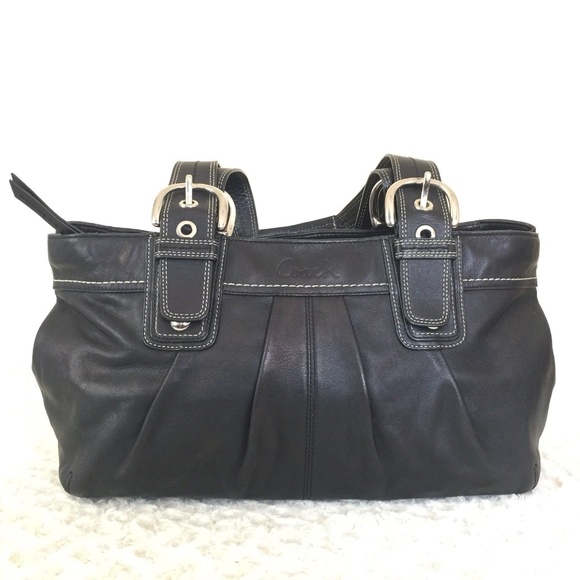 Coach Handbags - Coach Full Grain Cowhide Leather Tote Handbag